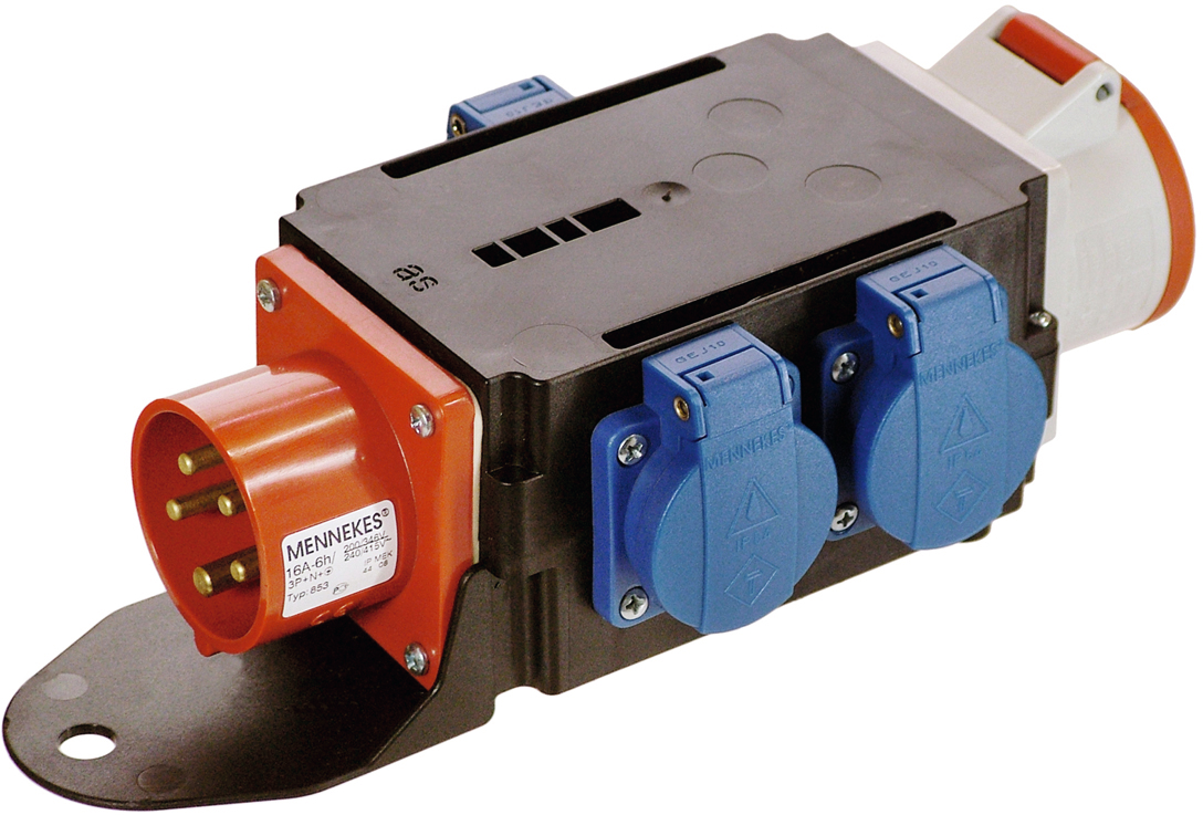Adapter CEE Außenbereich 400V 16A 230V/16A und 400V/16A Adapter CEE Außenbereich 400V 16A 230V/16A und 400V/16A
