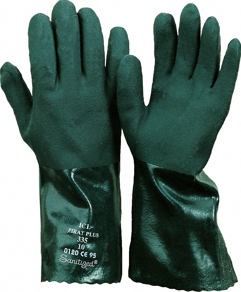 Handschuh PVC "Vielzweck" grün L35cm Handschuh PVC "Vielzweck" grün L35cm