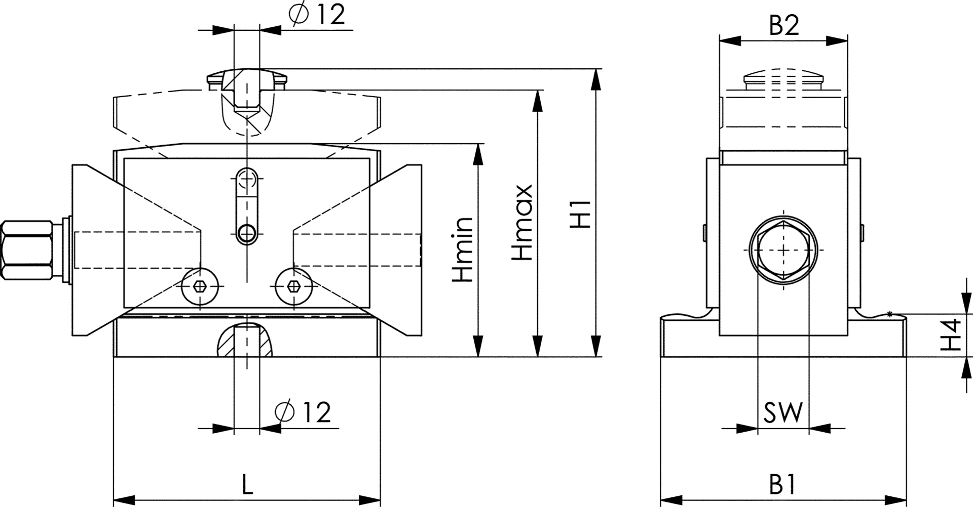 Richtkeil/Höhenkeil Herkules H170-190