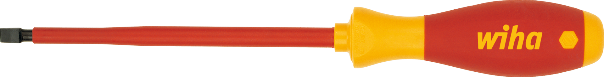 Schraubendreher VDE Schlitz SoftFinish® GL164mm Klingen-B2mm Klingen-L60mm