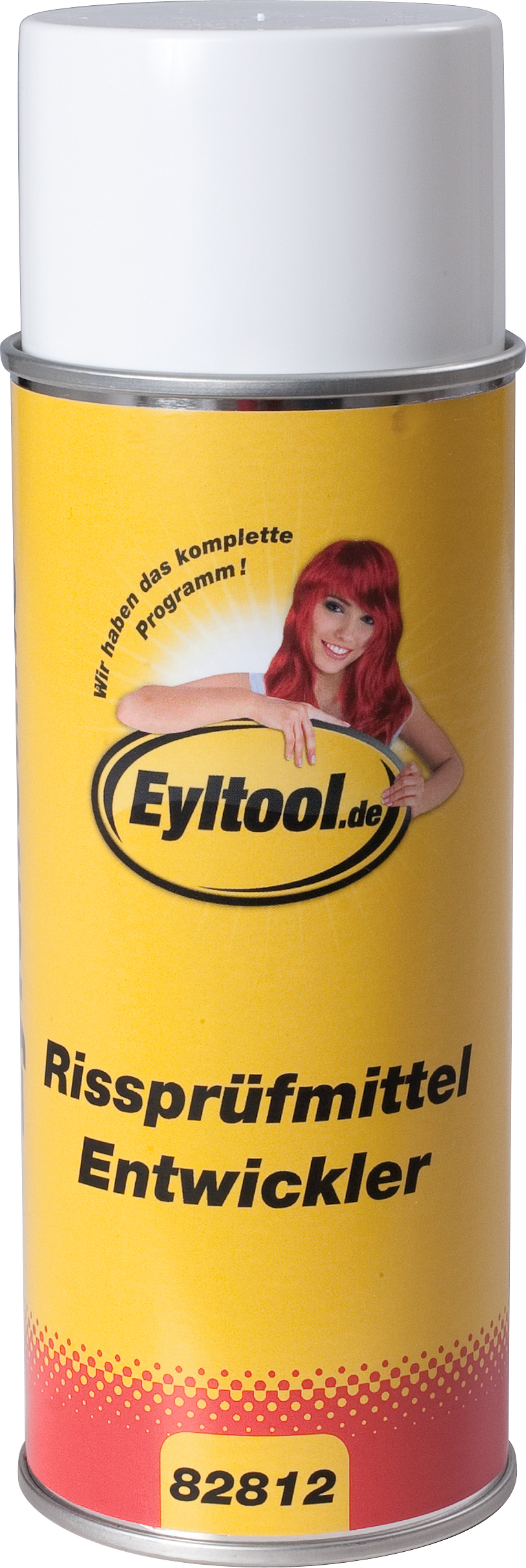 Rissprüfmittel Spray "Entwickler" 0,4l weiß Rissprüfmittel Spray "Entwickler" 0,4l weiß