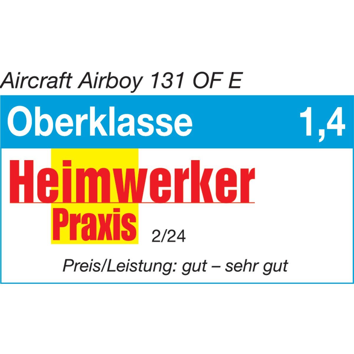 Kolbenkompressor Aircraft AIRBOY 131 OF E