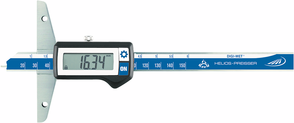 Tiefenmessschieber Digital IP67 DIGI-MET® mit Messspitze Abl. 0,01mm  DIN862C MB300mm Tiefenmessschieber Digital IP67 DIGI-MET® mit Messspitze Abl. 0,01mm  DIN862C MB300mm