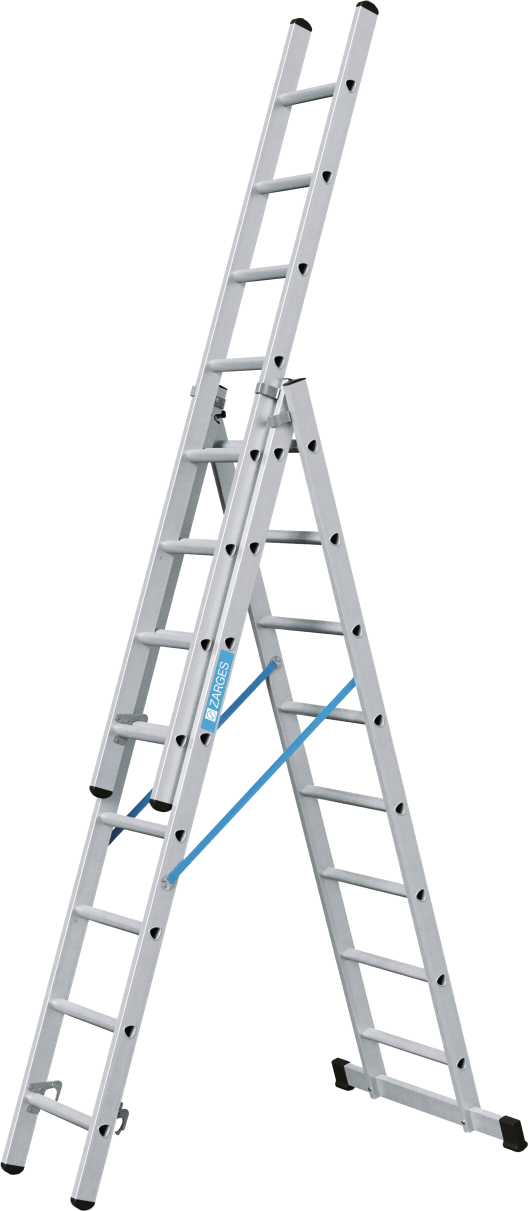 Mehrzweckleiter 3-teilig 3x8 Sprossen Arbeitshöhe 6,00m Mehrzweckleiter 3-teilig 3x8 Sprossen Arbeitshöhe 6,00m