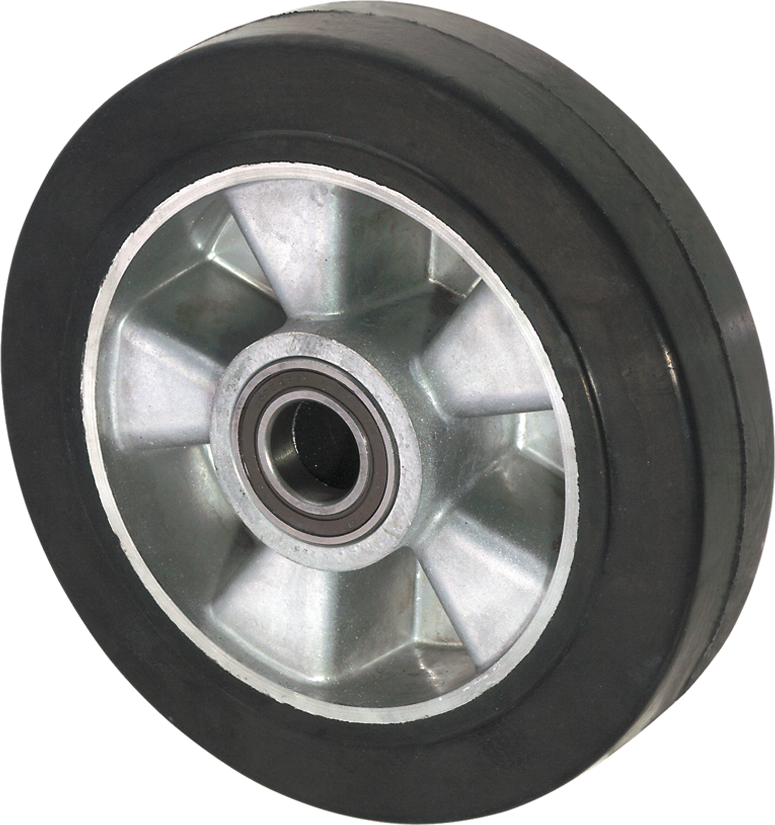Rad Hubwagen Elastikgummi B60 x D200mm 400kg Bohrung 20mm Rad Hubwagen Elastikgummi B60 x D200mm 400kg Bohrung 20mm