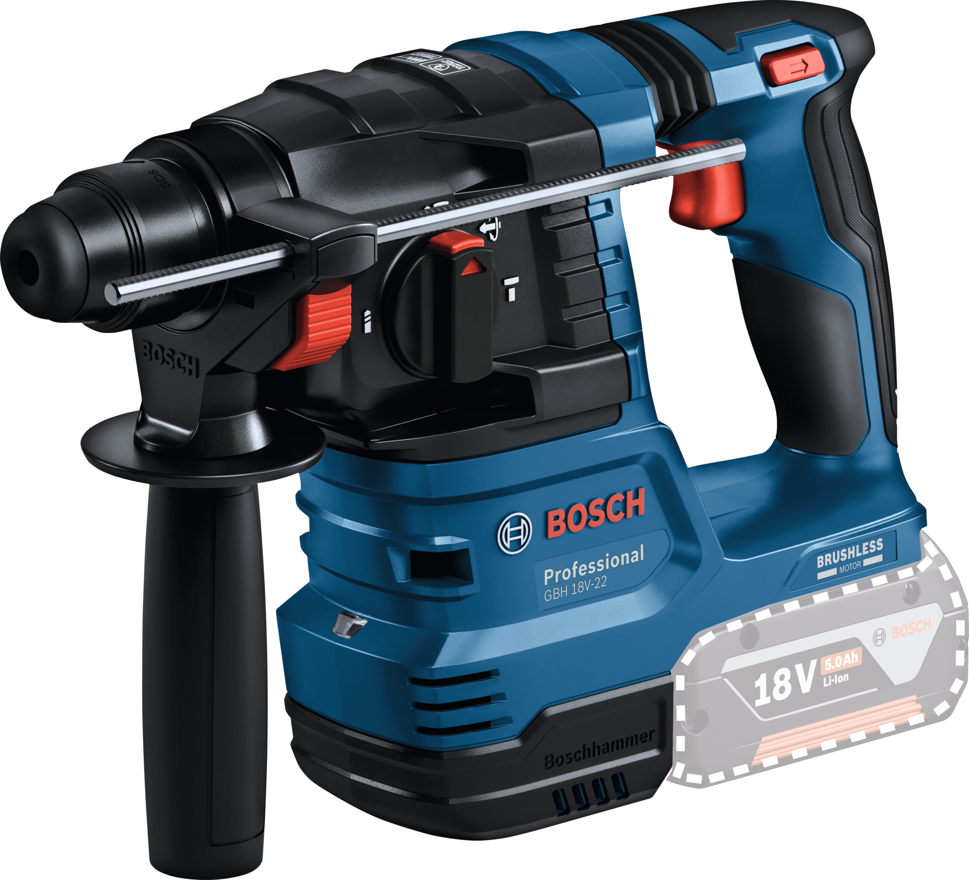 Akku-Bohrhammer solo GBH 18V-22 F inkl. L-Boxx Akku-Bohrhammer solo GBH 18V-22 F inkl. L-Boxx