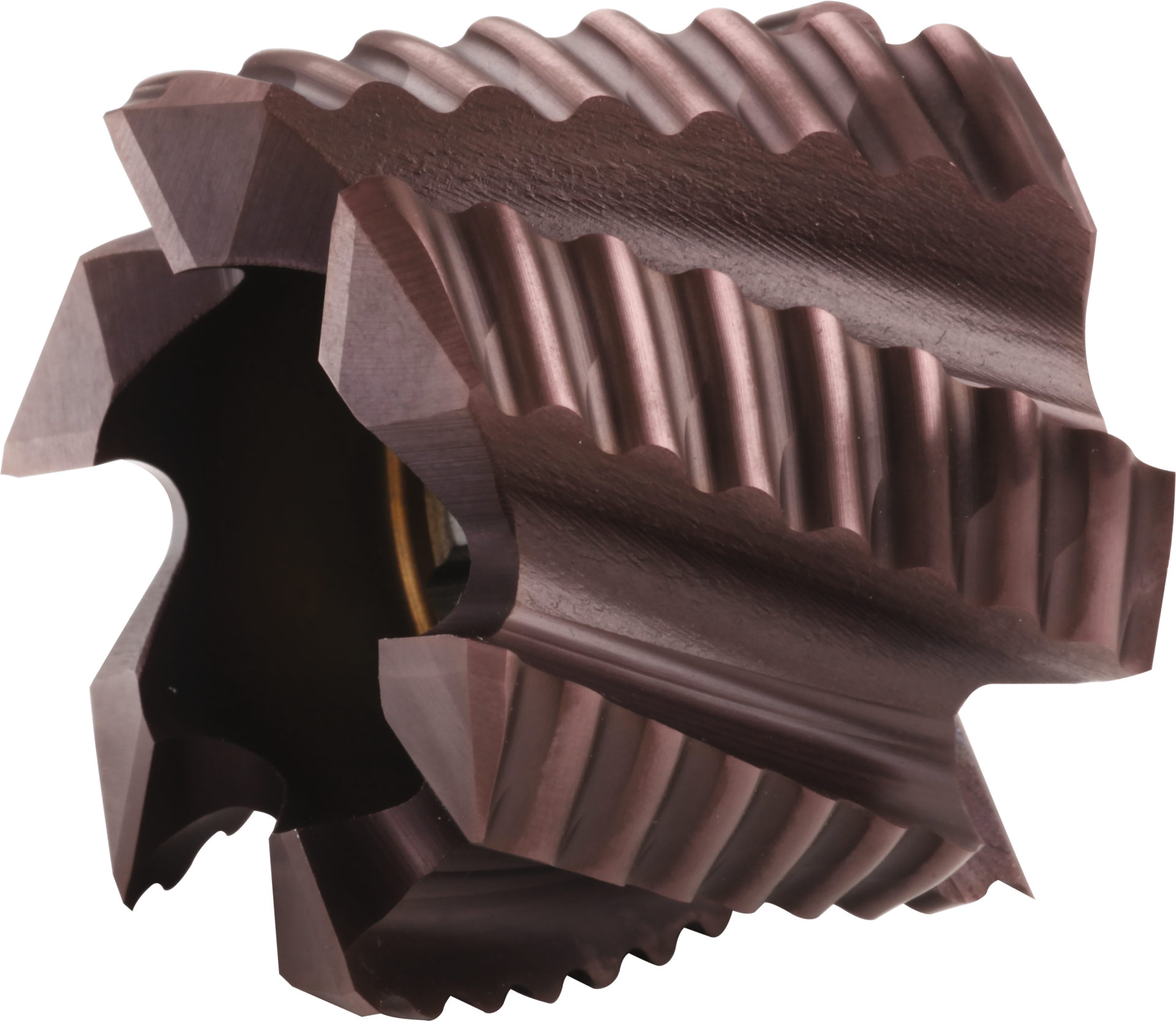 Walzenstirnfräser HSSE TiAlN Z6 Typ NR DIN1880 50x36x22mm