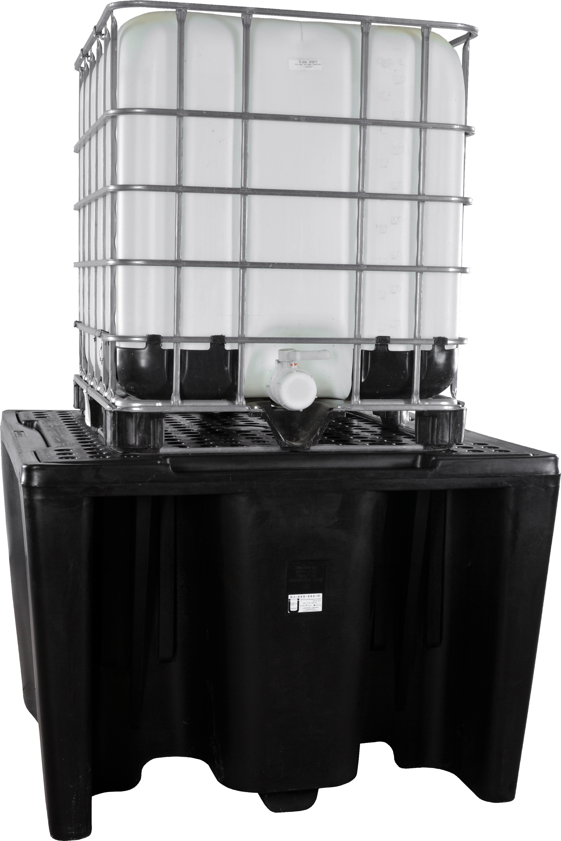 KTC/IBC Station PE 1 x KTC/IBC-Container 1100L H1000 x T1450 x B1450mm
