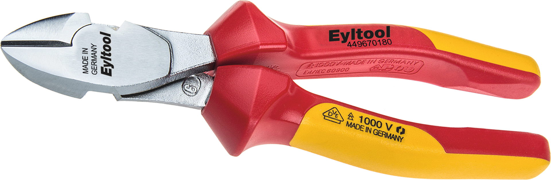 Eyltool Seitenschneider Kraft VDE mit Facette DIN ISO 5749 L 200 mm