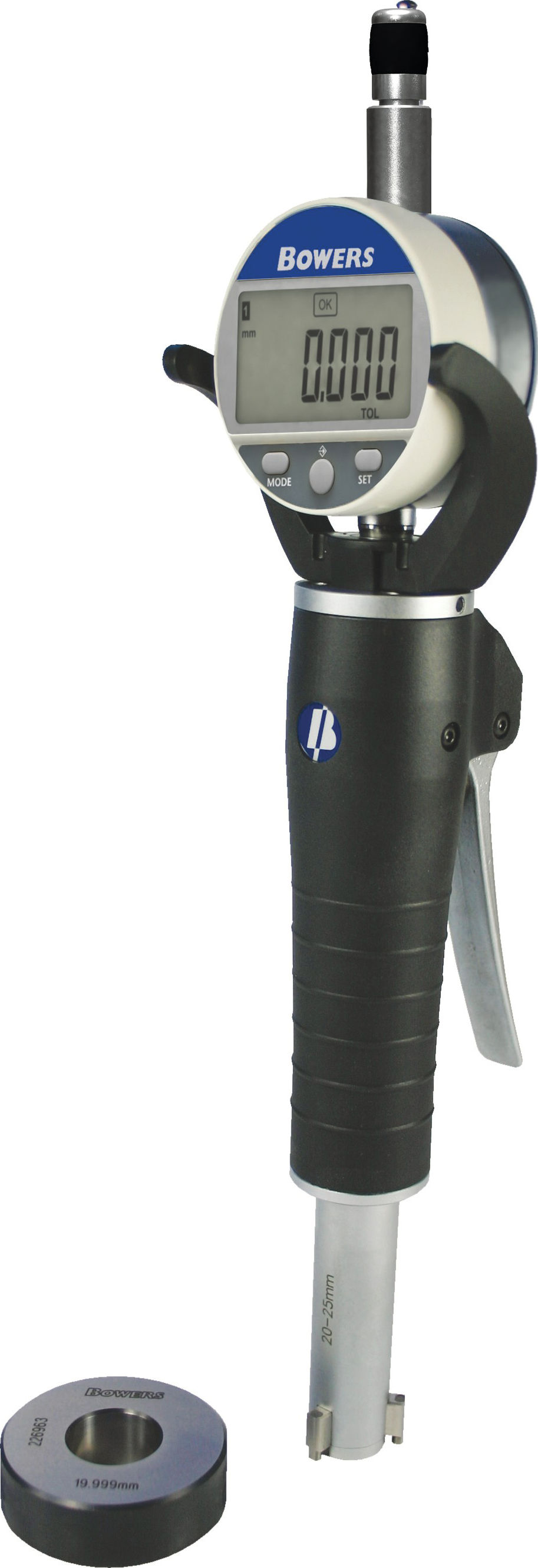 Innenschnellmessgerät Digital XTL Dig.3Pkt.Innenschnellmessgerät Abl. 0,001mm DIN863-4 E-Ring inkl.Zerti. MB6-8mm