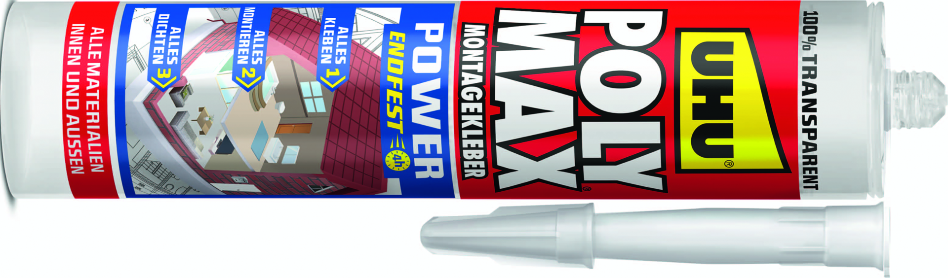 Montagekleber "Poly-Max-Power" transparent 300g Kartusche Montagekleber "Poly-Max-Power" transparent 300g Kartusche