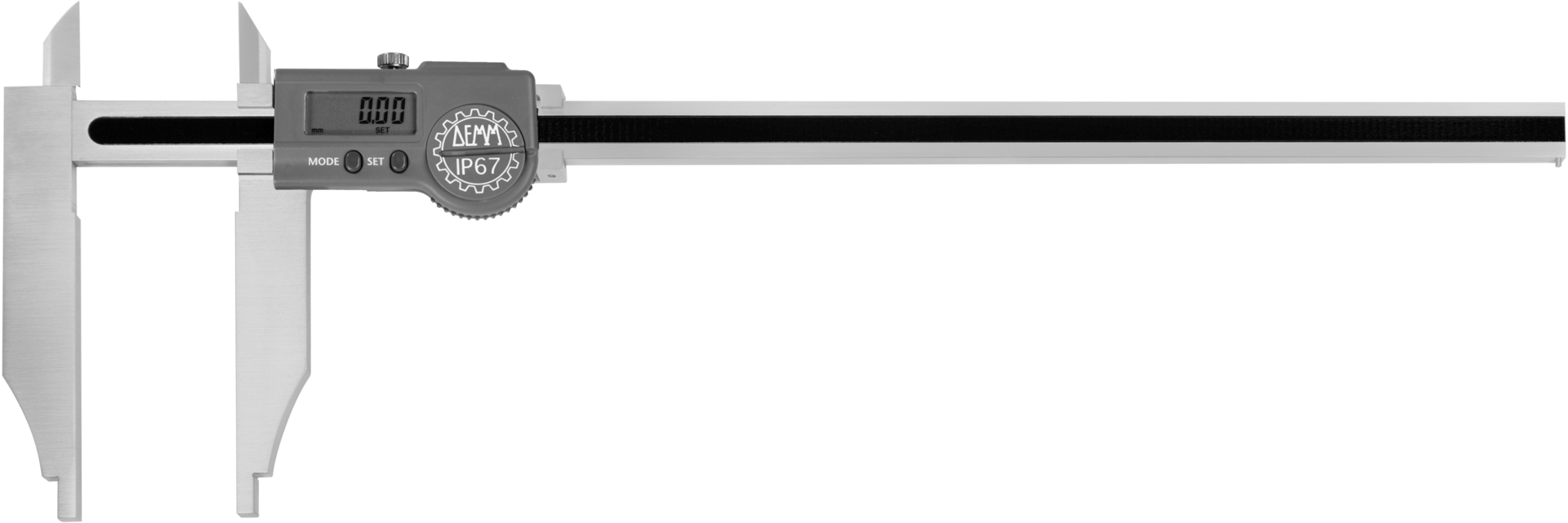 Werkstattmessschieber Digital IP67 Abl. 0,01mm ohne Spitzen DIN862E mit DA MB300mm
