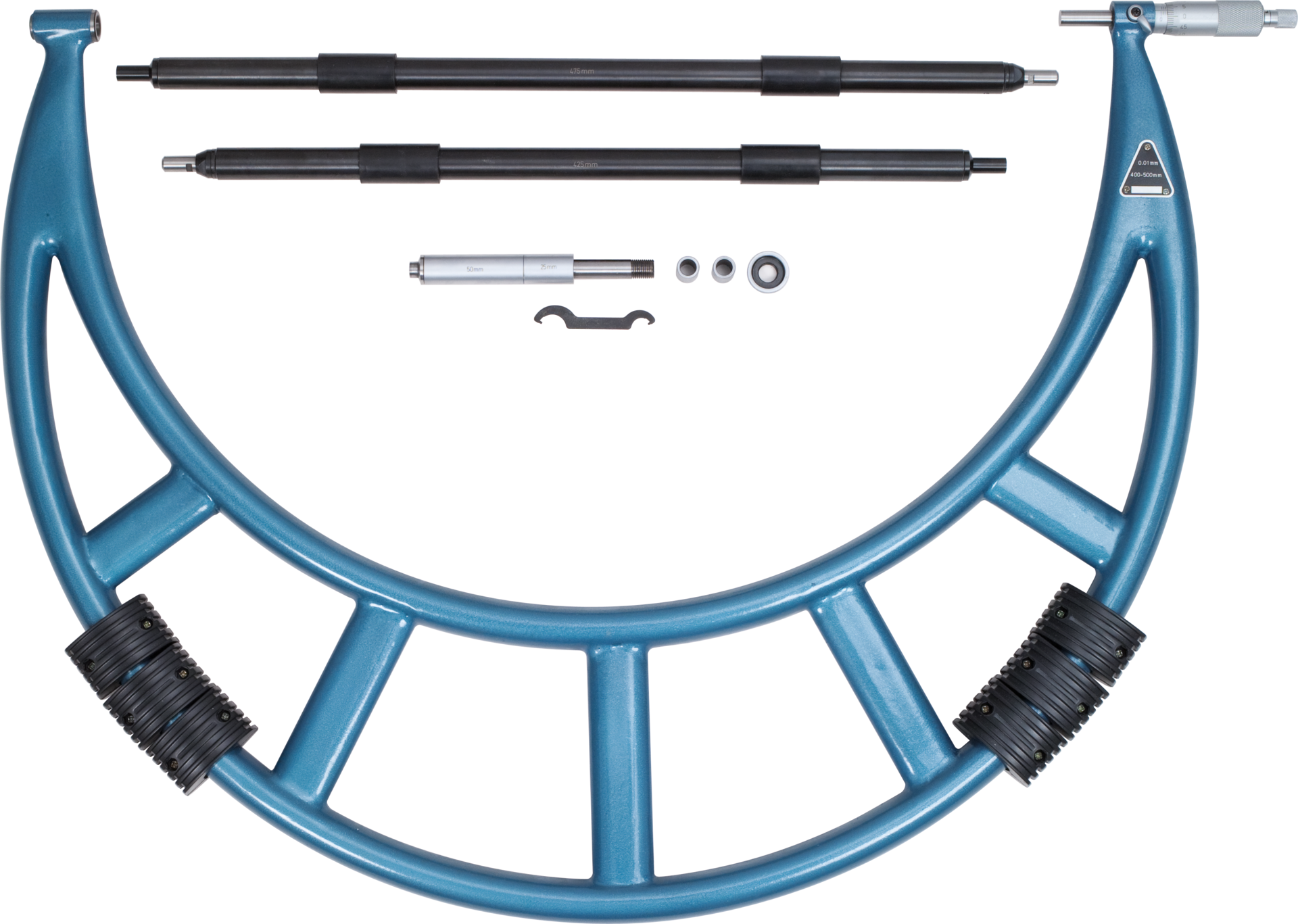 Bügelmessschraube Amboss auswechselbar Abl. 0,01mm WN MB0-100mm