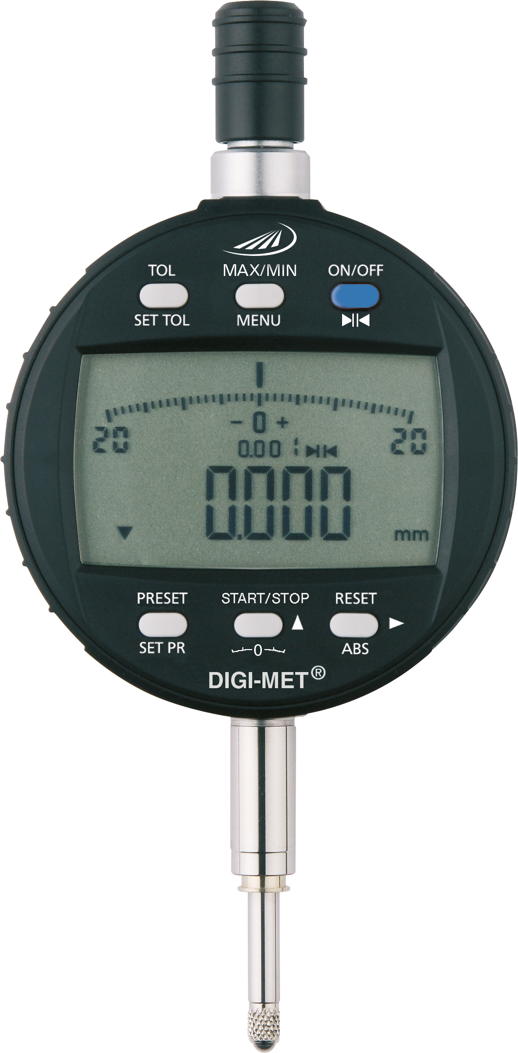 Messuhr Digital IP42 für Vergleichsmessgeräte DIGI-MET® MS12,5mm Abl. 0,001mm DataVariable Werksnorm