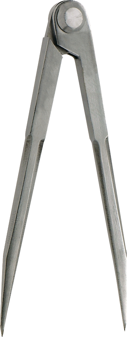Spitzzirkel mit Stellbogen feste Spitzen Spezialstahl L300mm