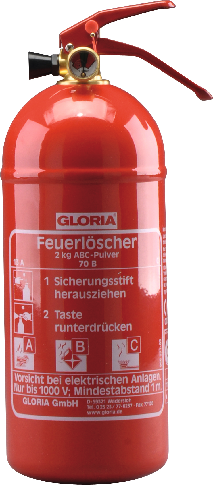 Feuerlöscher mit Kfz-Halterung Brandklasse 13A 70B C Pulverlöscher 2kg Feuerlöscher mit Kfz-Halterung Brandklasse 13A 70B C Pulverlöscher 2kg
