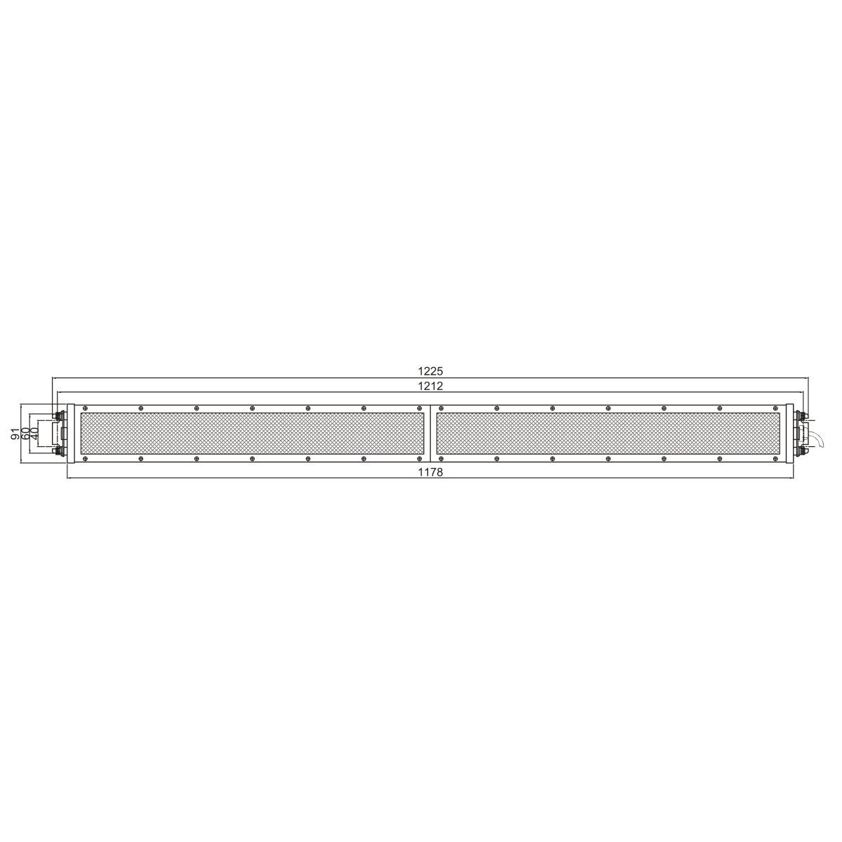 LED-Maschinen- und Werkstattleuchte Optimum MWL 4 / 230V AC