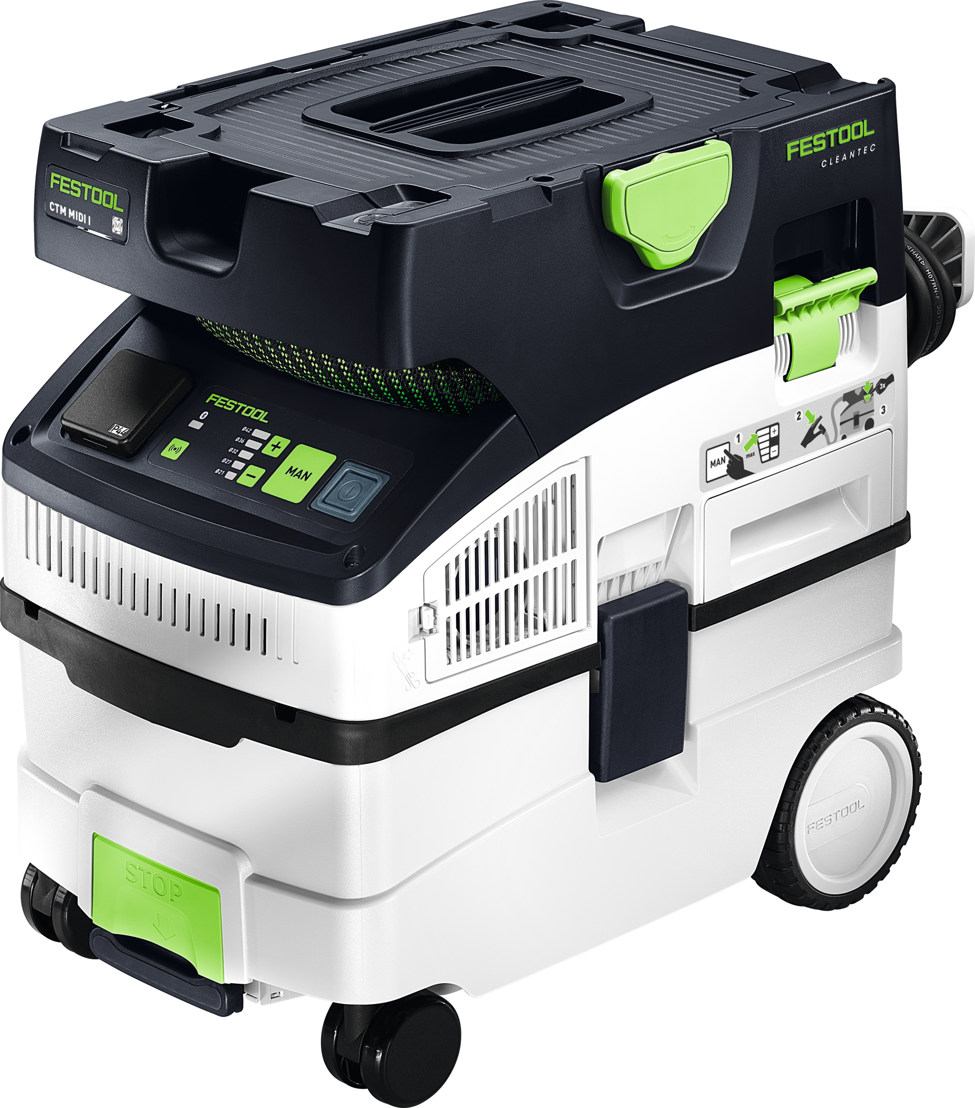 Absaugmobil CLEANTEC Staubklasse M CTM MIDI I