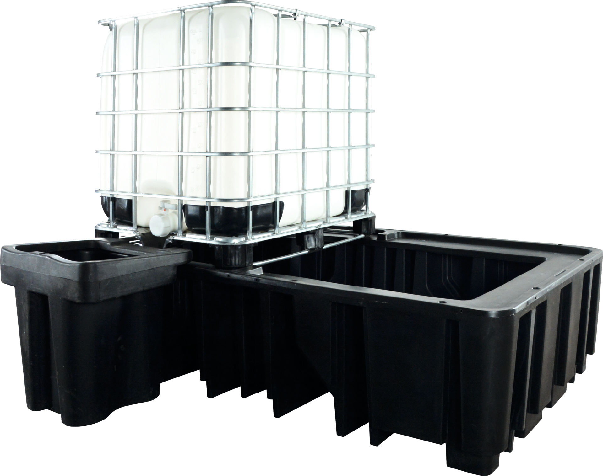 KTC/IBC Station PE 1 x KTC/IBC-Container 1100L H1000 x T1450 x B1450mm