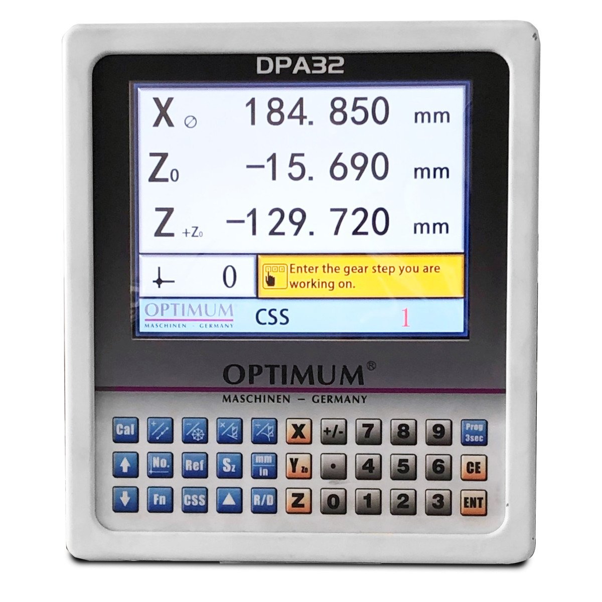Leit- und Zugspindeldrehmaschine Optimum OPTIturn TX 5216 - DPA 32-3