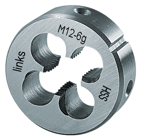 Schneideisen M HSS links 55x22mm DIN13(6G) EN22568 M22