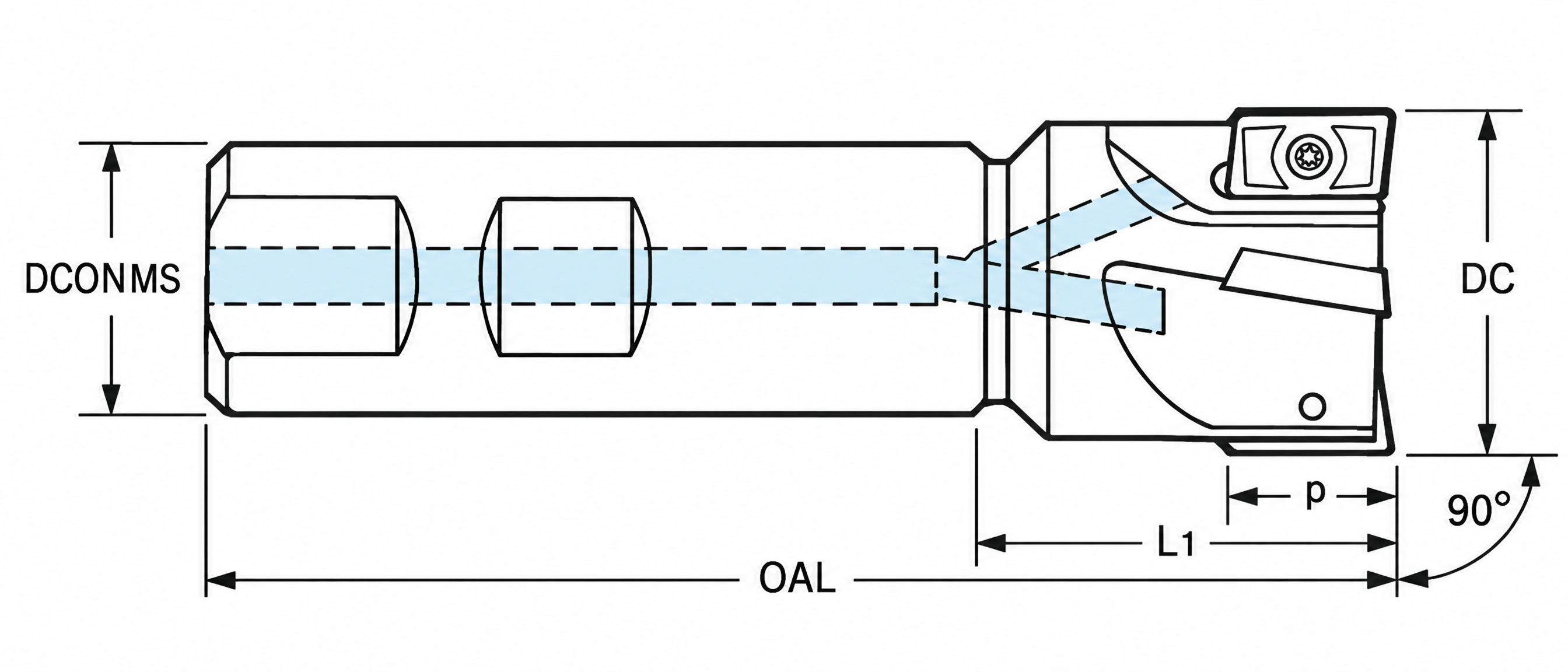 Eyltool Premium Schaft-Eckfräser "Königsspaner" Z3 IK für WSP LN.X 1006 Ø 20 mm