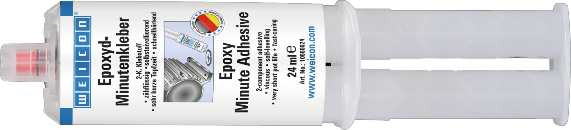 2K Epoxyd-Minutenkleber-Set 24ml Doppelkammerspritze A-System