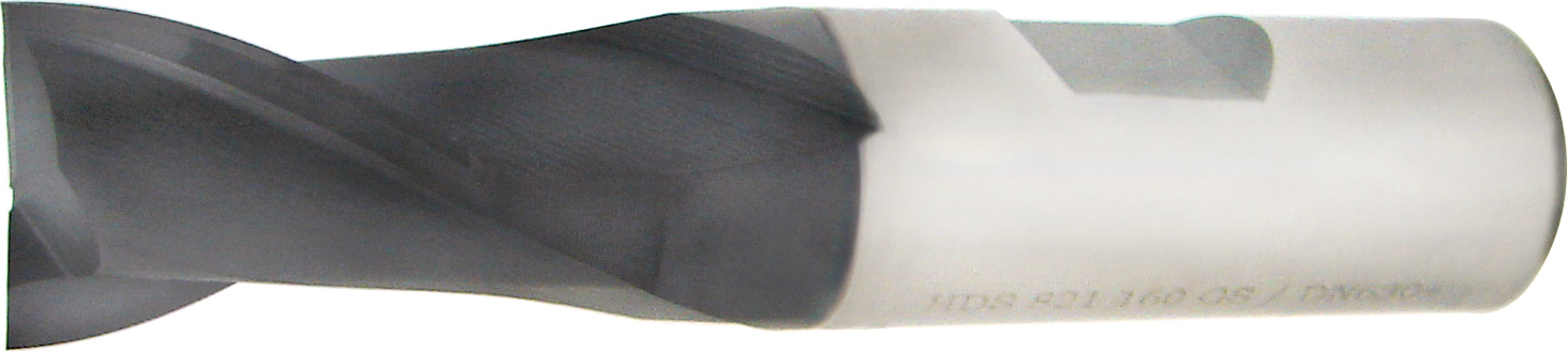 Schaftfräser HDS TiAlN Z2 Typ N 30° DIN327/1835-B kurz D3mm