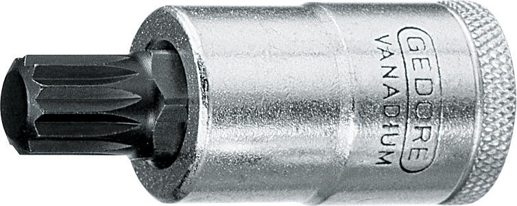 Gedore Bitstecknuss 1/2" Vielzahn L 55 mm M5