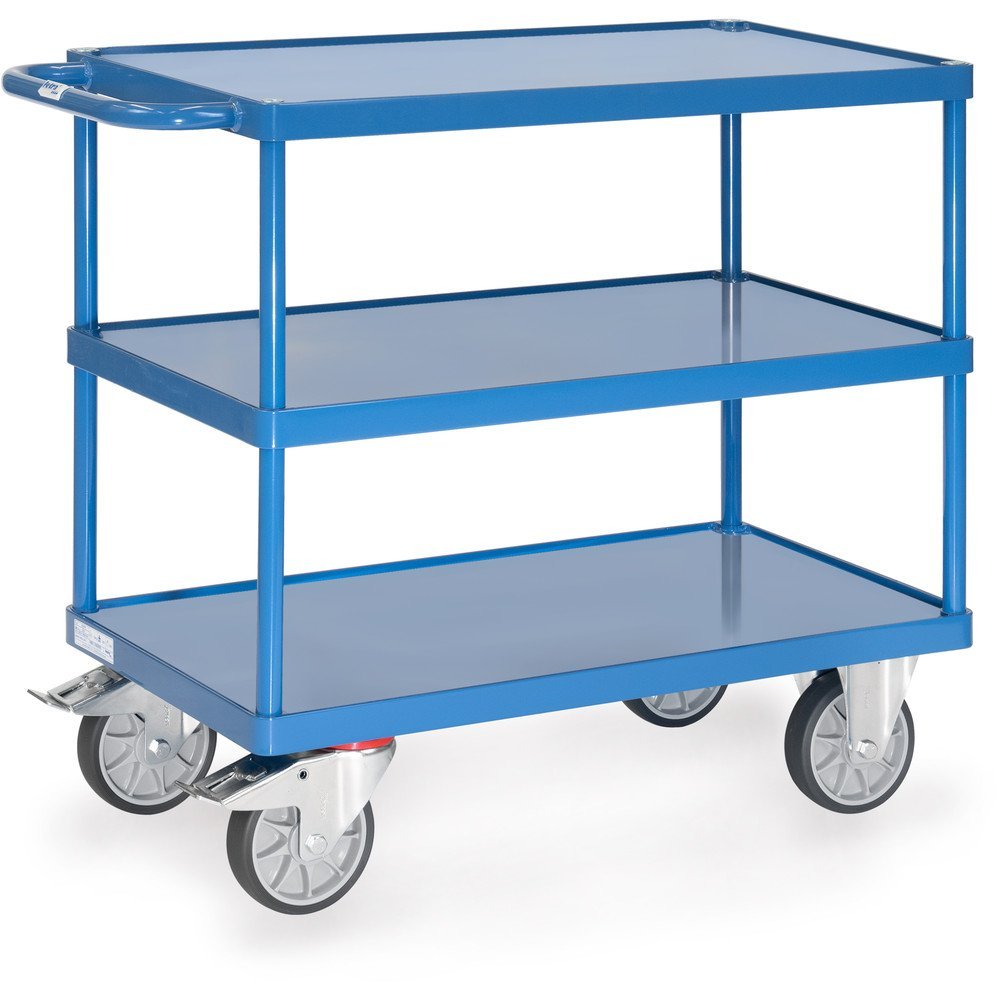 Tischwagen mit Stahlblech-Wannen