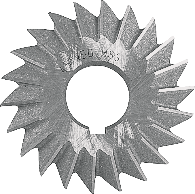 Prismenfräser 45° HSS 45° Z22 DIN847 D50x8x16mm