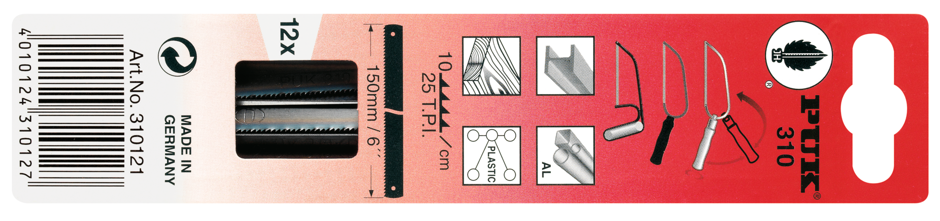 Handsägeblatt Pack 150mm Universal ZpZ25 Handsägeblatt Pack 150mm Universal ZpZ25