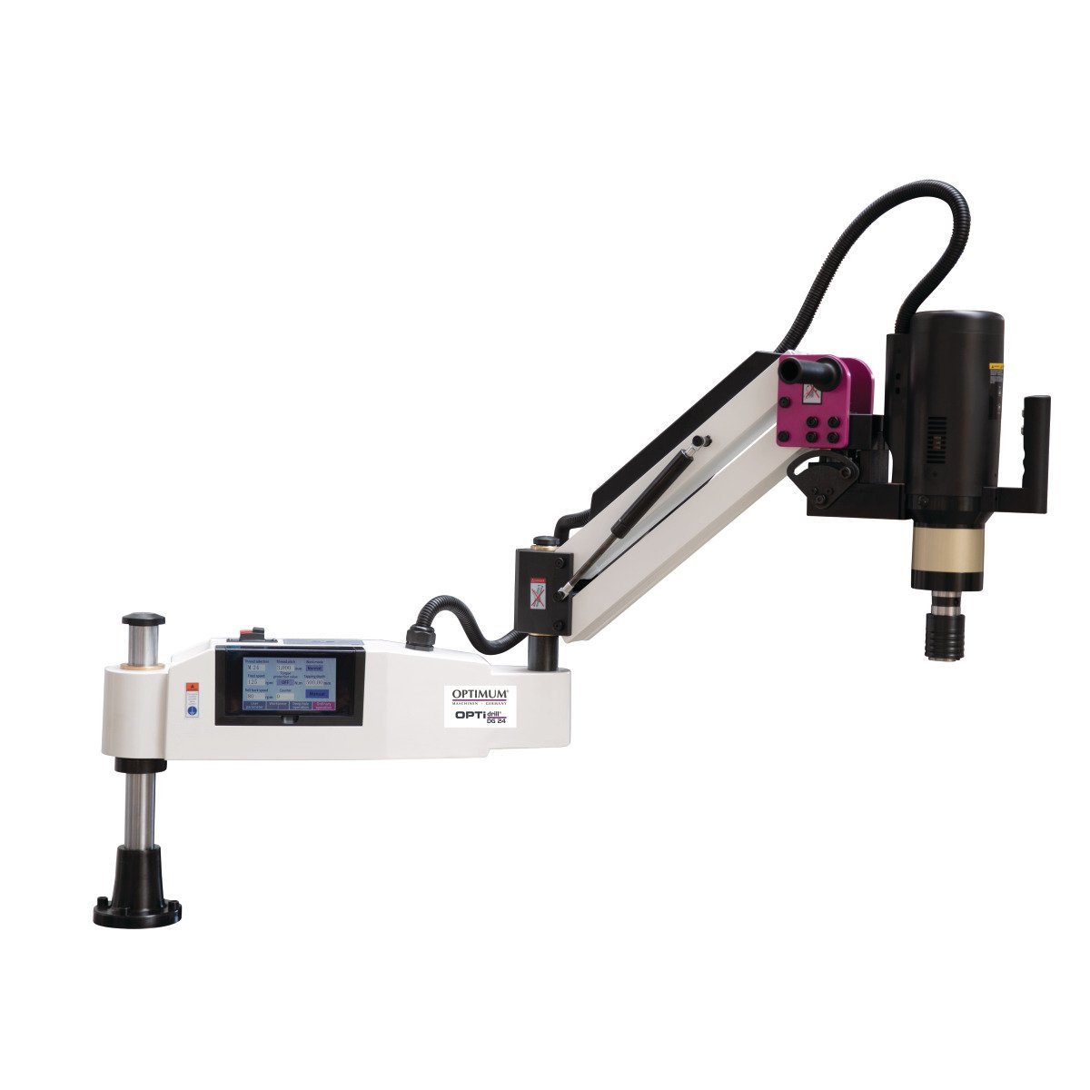 Servoelektrische Gewindeschneidmaschine Optimum OPTIdrill DG 24