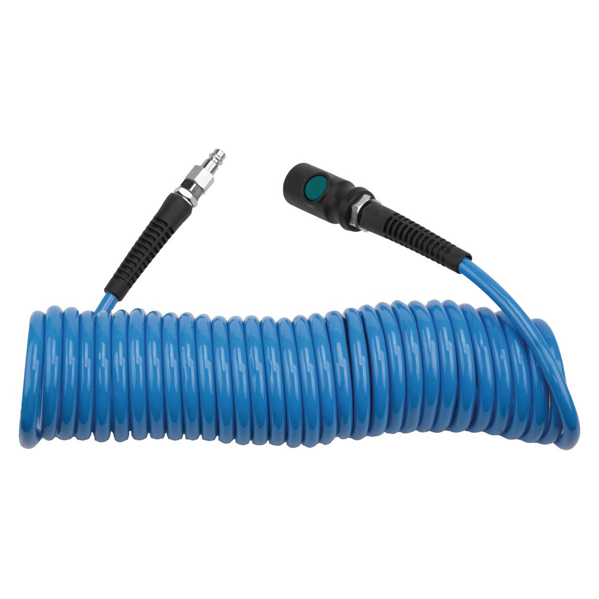 Spiralschlauch Aircraft PU 6,5x10mm 7,5m mit Einhand-Sicherheitskupplung