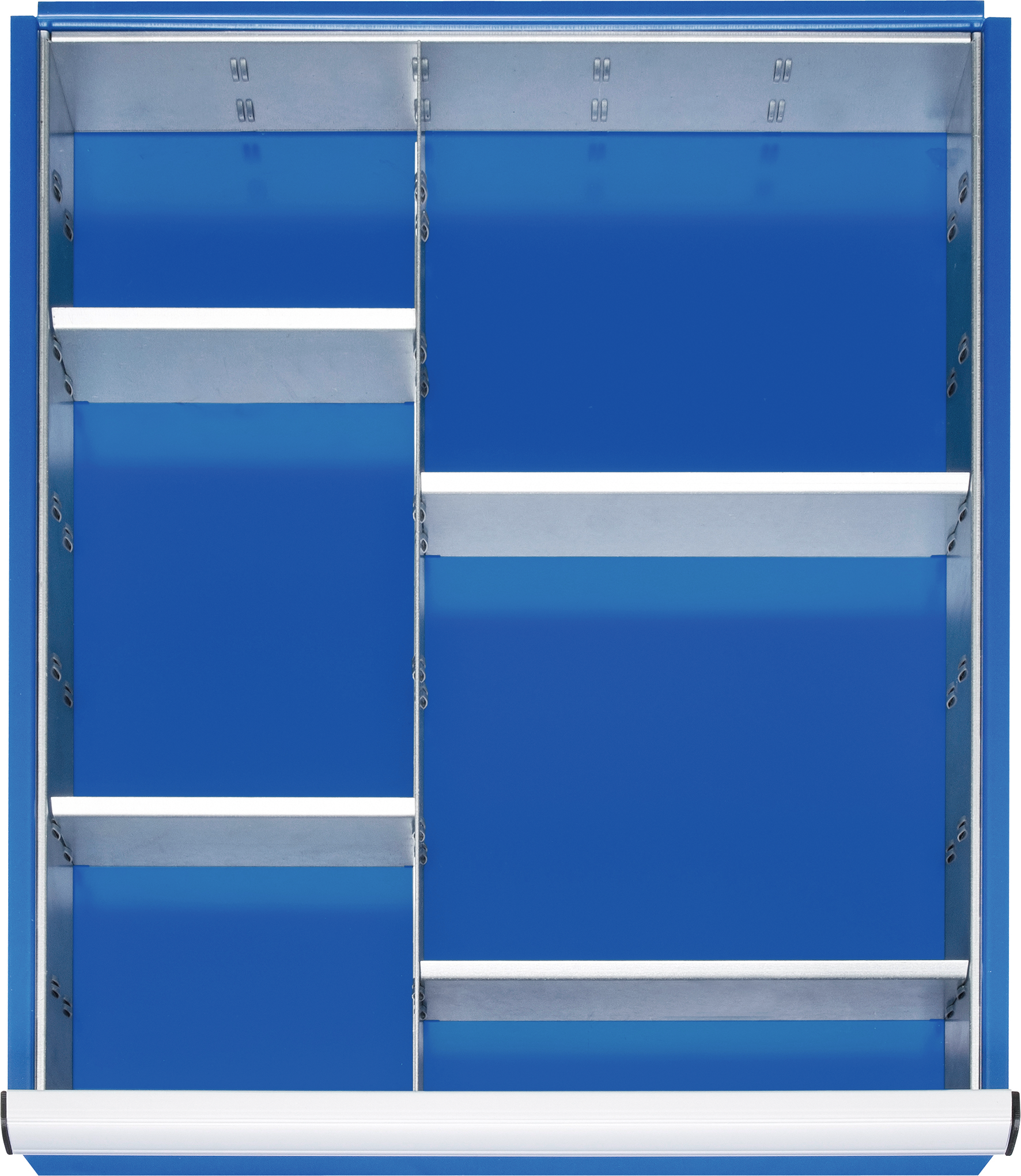 Einteilungssortiment 1 Trennwand 4 Trennbleche für Schubladen H120mm-150mm