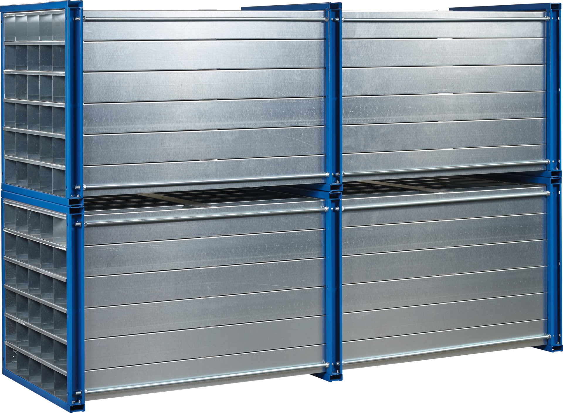 Wabenregal L3000 x B1000 x H1000mm 64 (8x8) Fächer