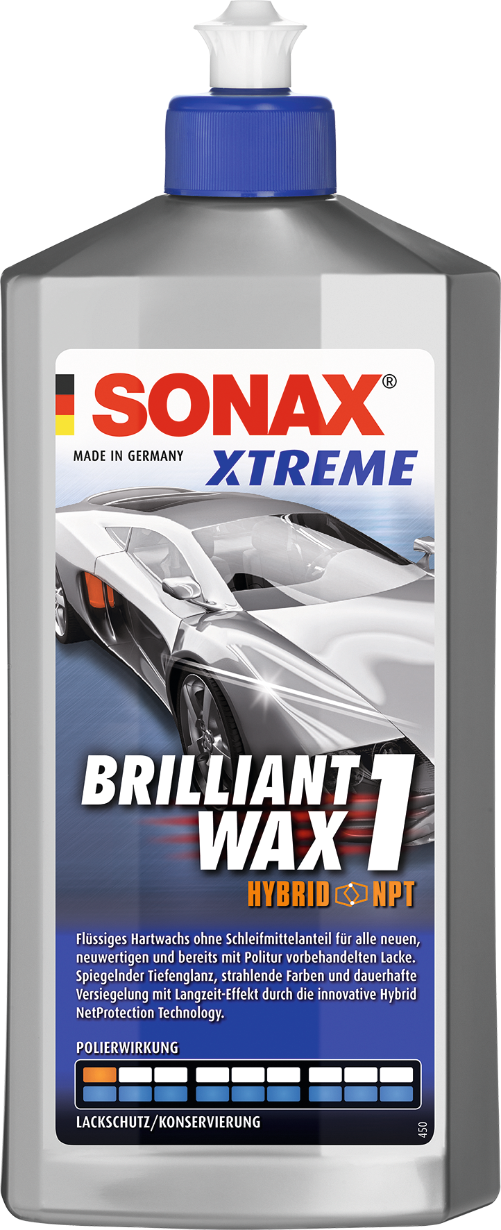 Schleifpolitur/Wachs Xtreme 500ml Brilliant Wax 1 Hybrid