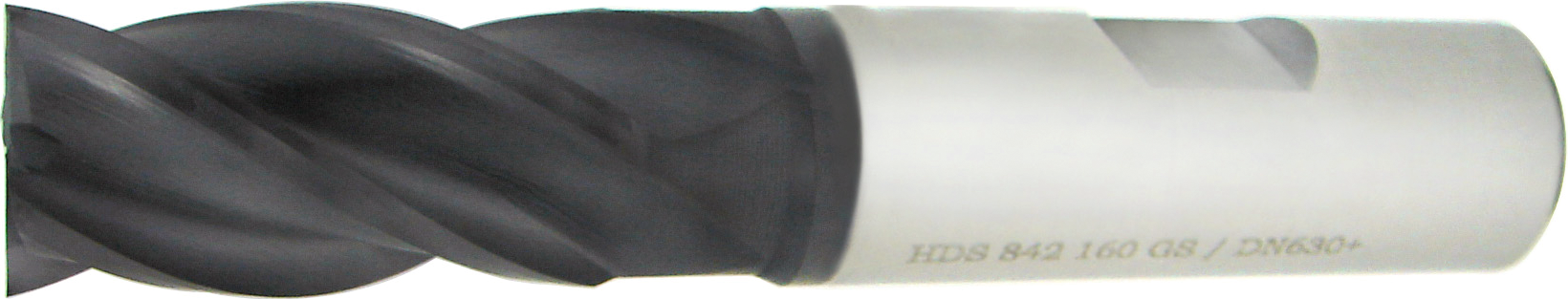 Schaftfräser HDS TiAlN Z4 Typ N 30° DIN844K/1835-B kurz D8mm Schaftfräser HDS TiAlN Z4 Typ N 30° DIN844K/1835-B kurz D8mm
