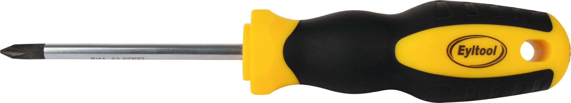 Schraubendreher PHILLIPS® mit Zweikomponentengriff GL155mm Klingen-L75mm PH0