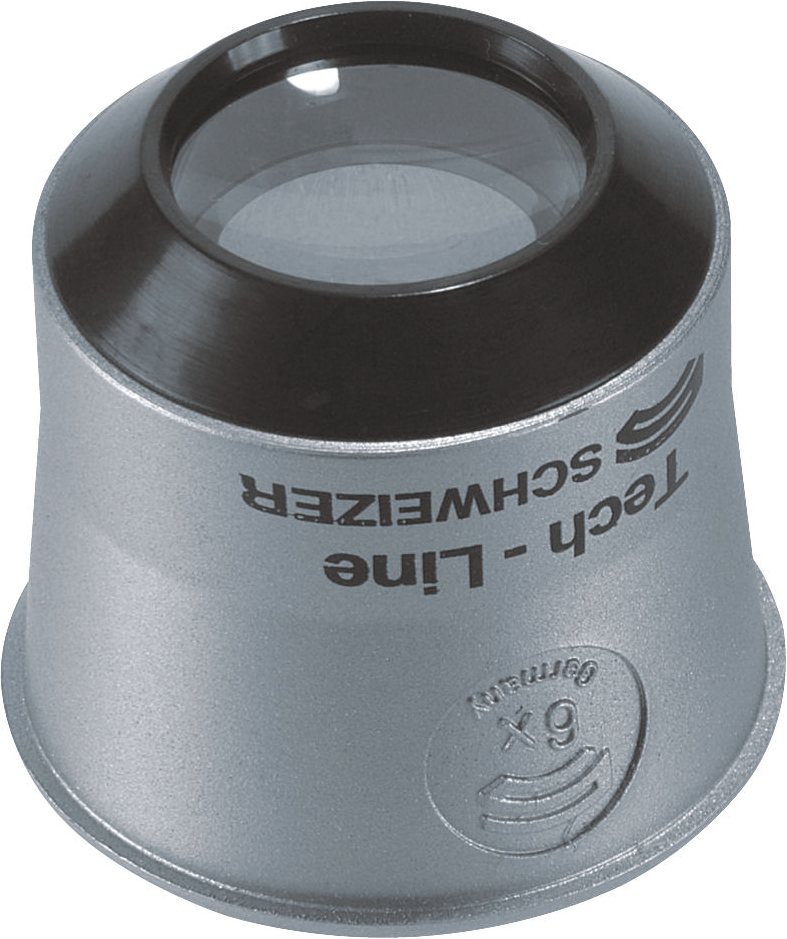 Uhrmacherlupe aplanatisch D16,3mm Vergr. 15-fach