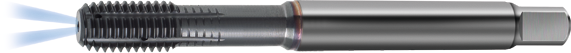 Eyltool Premium Gewindeformer M8 HSSE TiCN DIN 371 ISO 6HX mit Innenkühlung