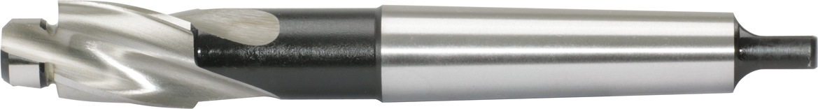 Flachsenker Kernloch HSS D18/8,5mm L150mm MK2 WN Z3 Durchgangsloch M10