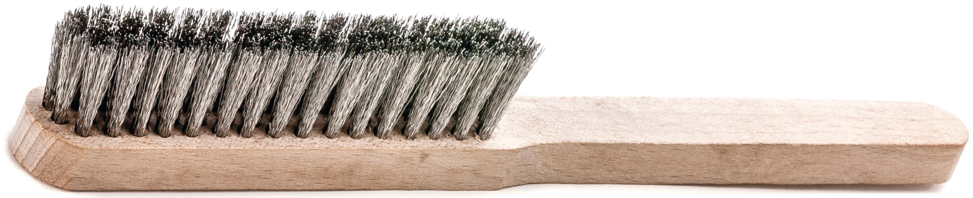 Feinbürste L225mm Edelstahldraht 4-reihig Feinbürste L225mm Edelstahldraht 4-reihig