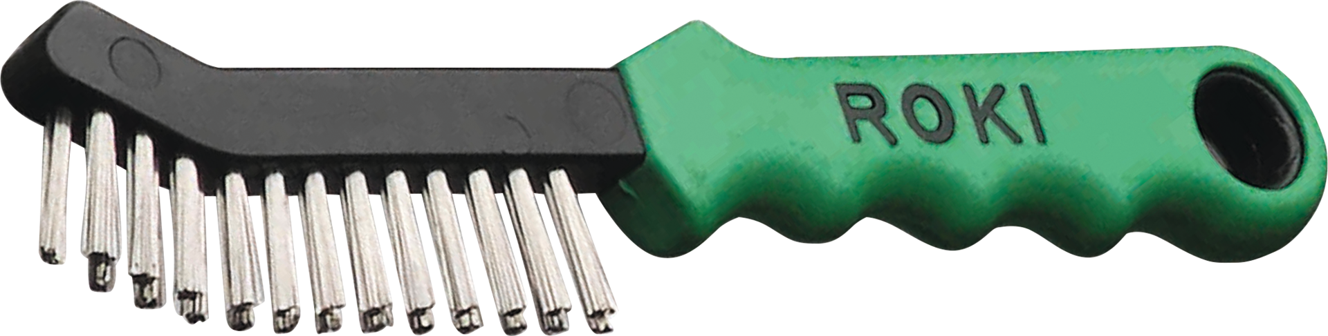 Handdrahtbürste L225mm Edelstahldraht 2-reihig Handdrahtbürste L225mm Edelstahldraht 2-reihig