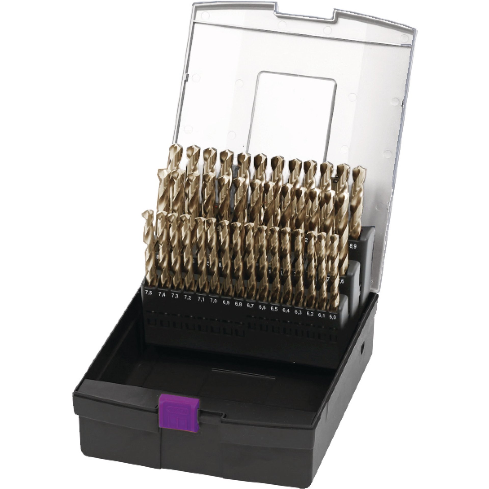 Spiralbohrer-Satz Optimum 41-teilig, 6 - 10 mm (0,1 mm steigend)