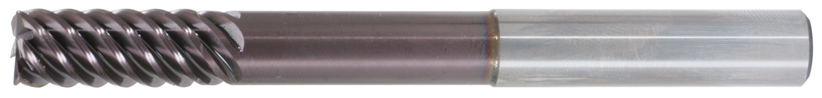 Schaftfräser Eckenradius und langem Schaft VHM EYL+ Z6 HSC R0,5mm Typ H WN DIN6535-HA XL D6mm