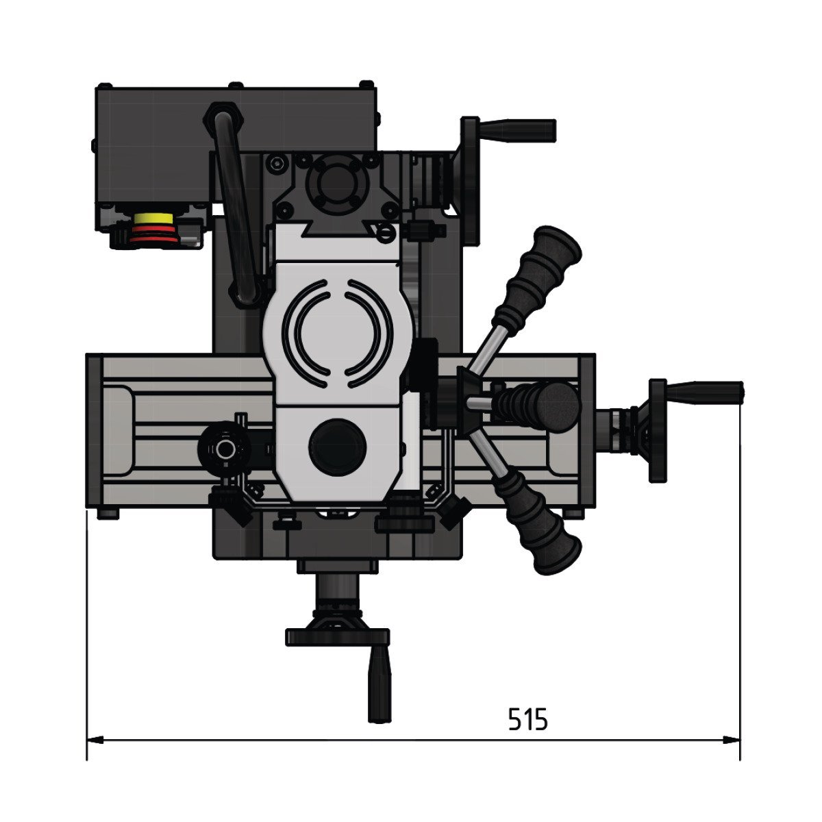 Bohr-Fräsmaschine Optimum OPTImill MH 15V