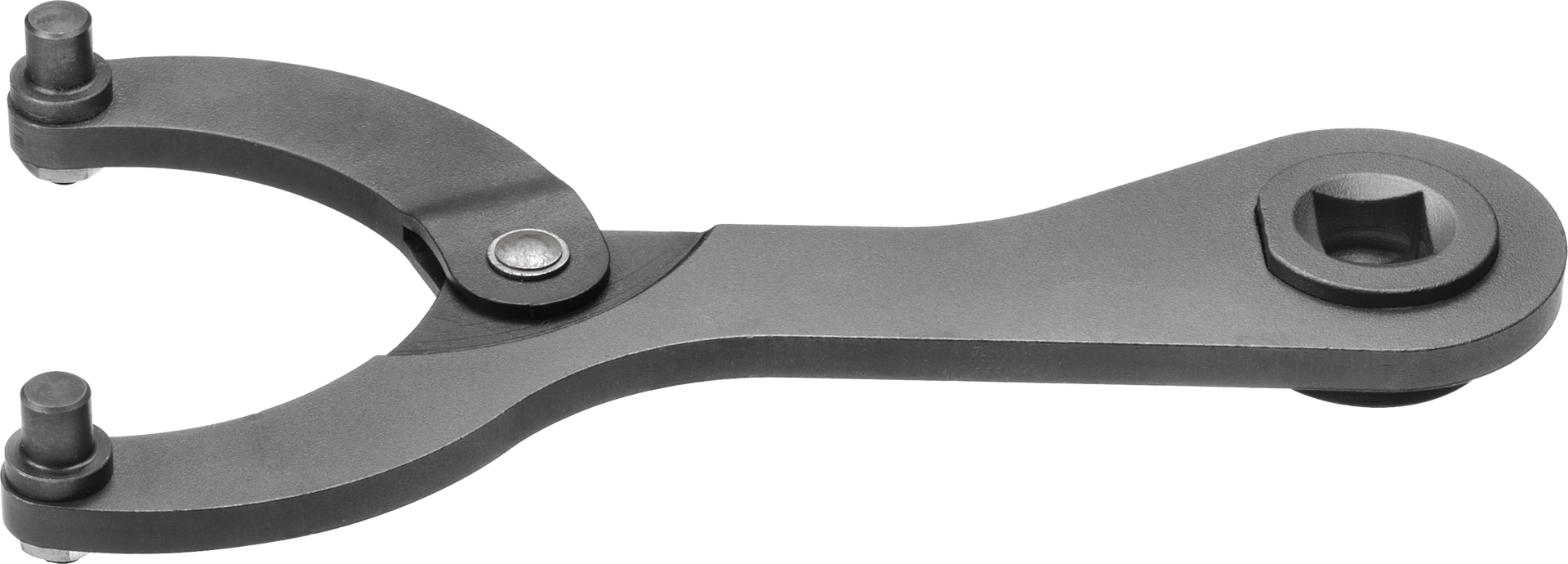 AMF Stirnlochschlüssel Gelenk und Zapfen für Drehmomentschlüssel 3/4" Zapfen 6 mm für Muttern-D80-125 mm