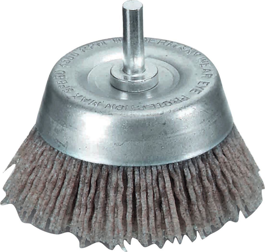 Topfbürste Siliciumcarbid Schaft 6mm D50mm K80