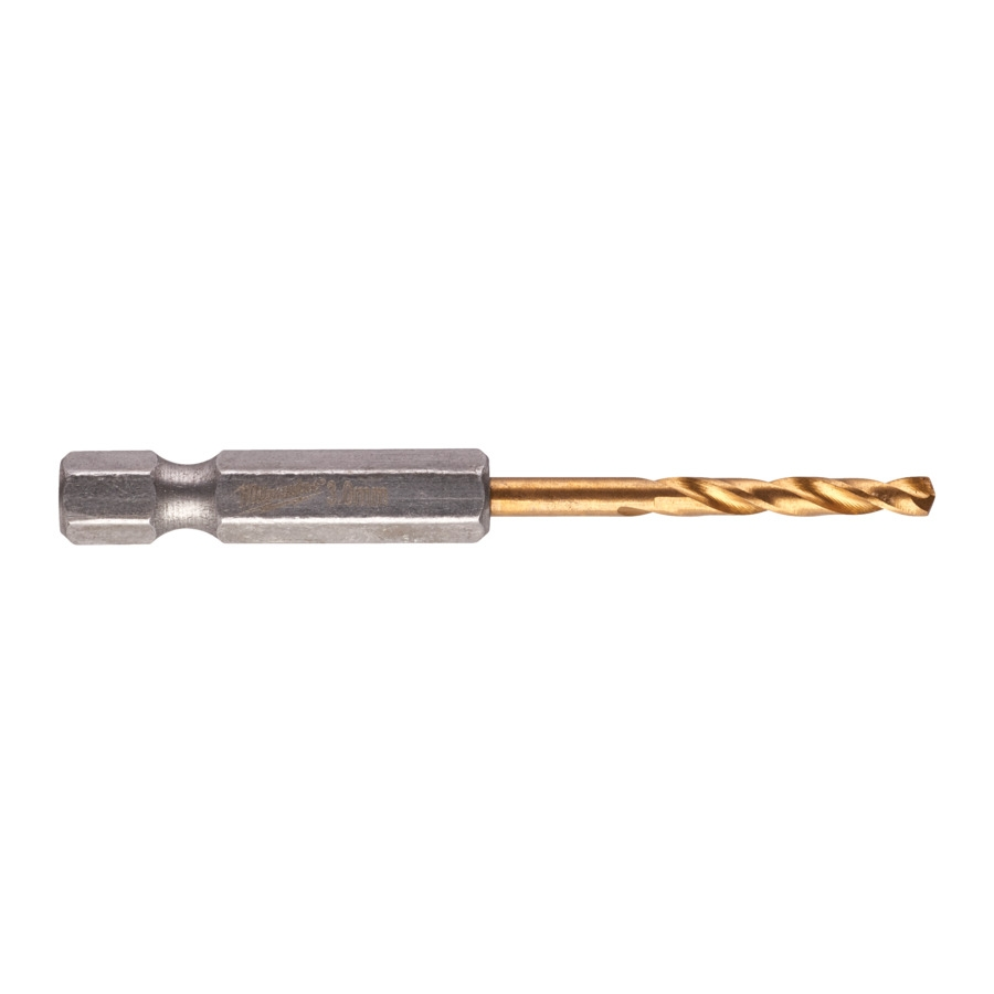 SHOCKWAVE Metallbohrer HSS-G RED HEX Titan 1/4" 3,0 x 65 mm